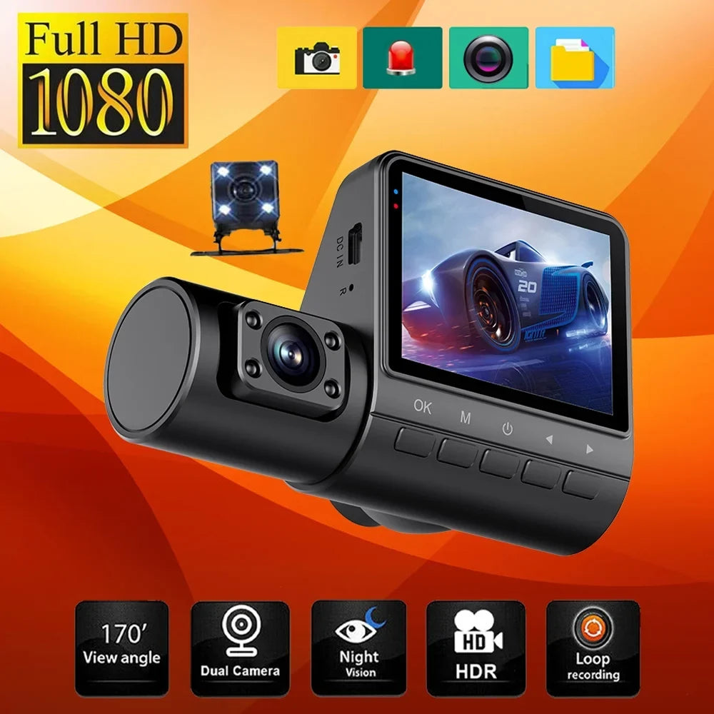 Clear 2in Car GoolRC Mirror Camera Car Camera 3 Cameras Eryue Safety Qisuo Video Dash Auto Rearview Dash Rearview Cam Dash 170wide 2in Auto Car Camera,Video Cameras Car Cam Mirror Wdr Car Car Clear