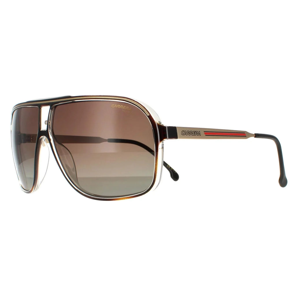 grand prix pilot prix sunglass 2 2 t4o square black/white/red carrera grand