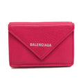 Wallet Women's (Good) Balenciaga Pink Papier Pre-Owned Leather (tri-fold) Mini 391446