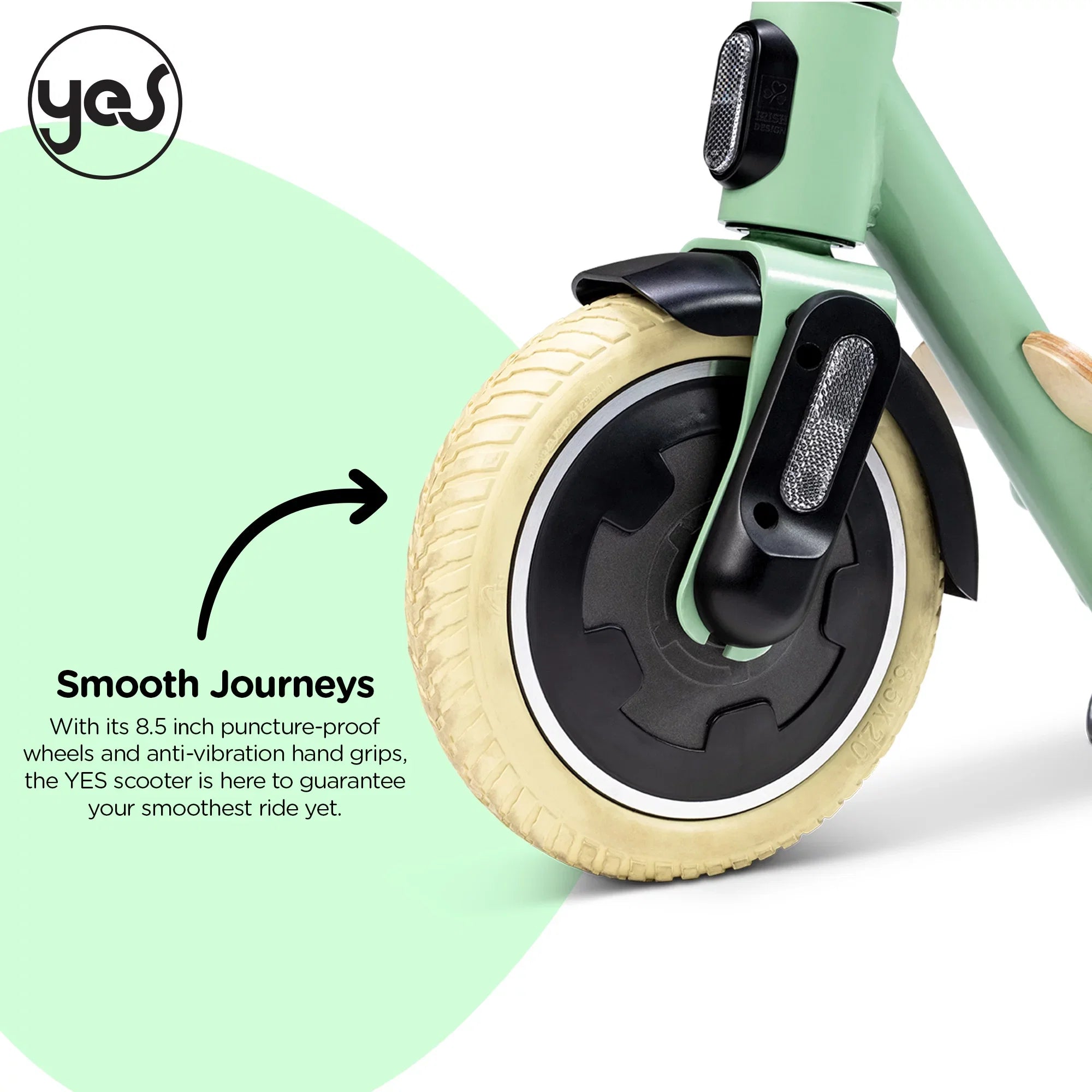 Adults Yvolution Foldable Design Scooter Display, (Green) Electric for