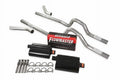 F-Series 40 2.5" Exit Flowmaster Dual Exhaust Corner Fits Kit Super 67-72