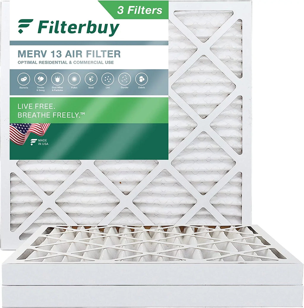 Furnace (3-Pack) Filterbuy Filters Pleated Air 13 12x12x2