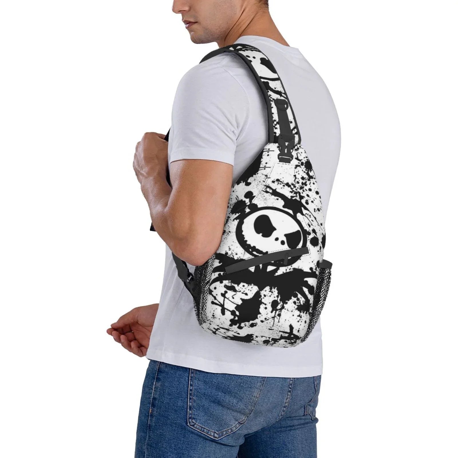 Crossbody Women The Nightmare Gifts Skellington Bags Backpack Sling Shoulder Hiking Unisex Travel Men Bag Before Chest Jack Christmas Daypack For