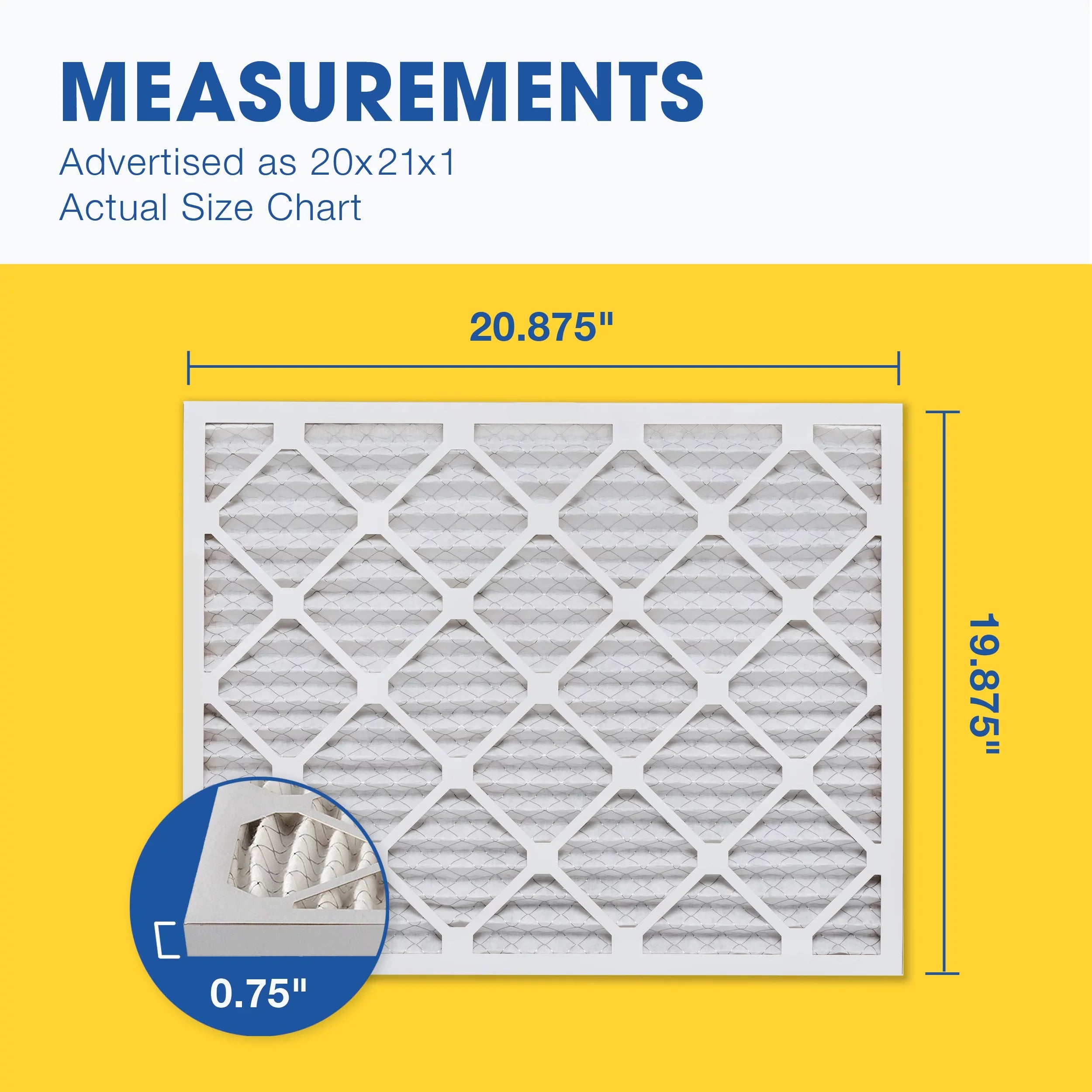 Air Pack Filter, Air Furnace Pleated 11 6 Aerostar 20x21x1 Filter,