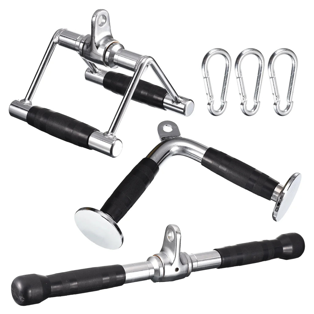 Gym Tricep for Silver Down Cable Machine Accessories, Attachment Press