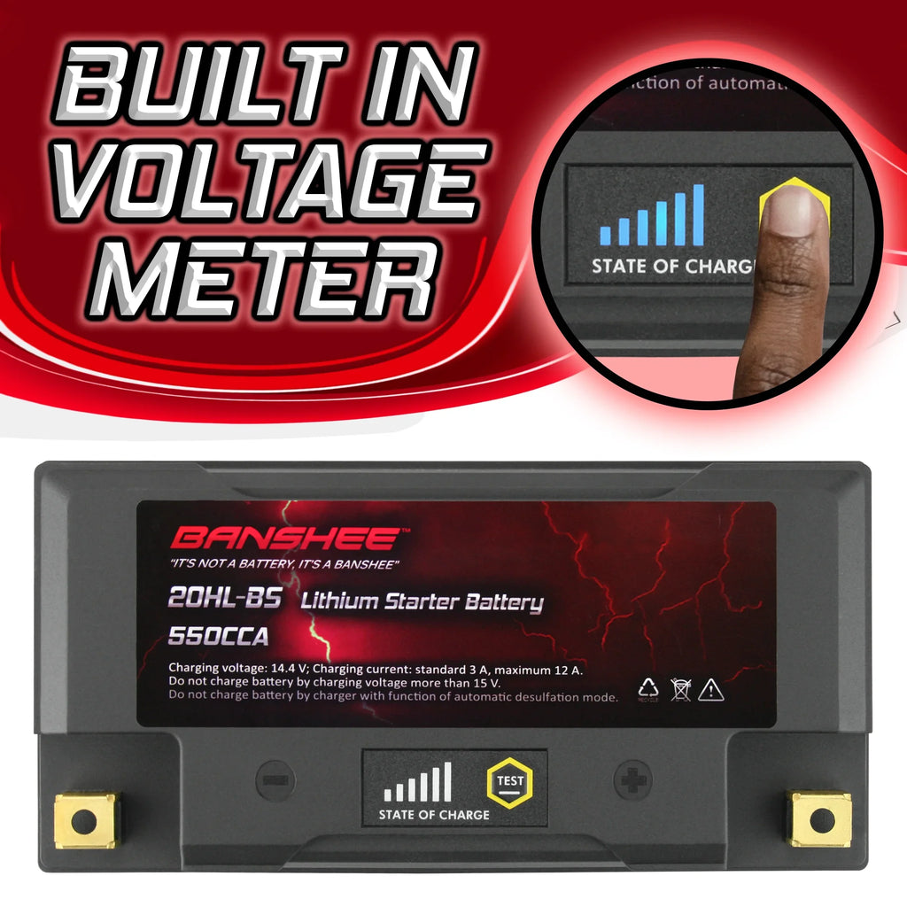 to 2005 with Battery YTX20L- 2005 Banshee LiFePO4 3D Fits Sea-Doo Motorsports