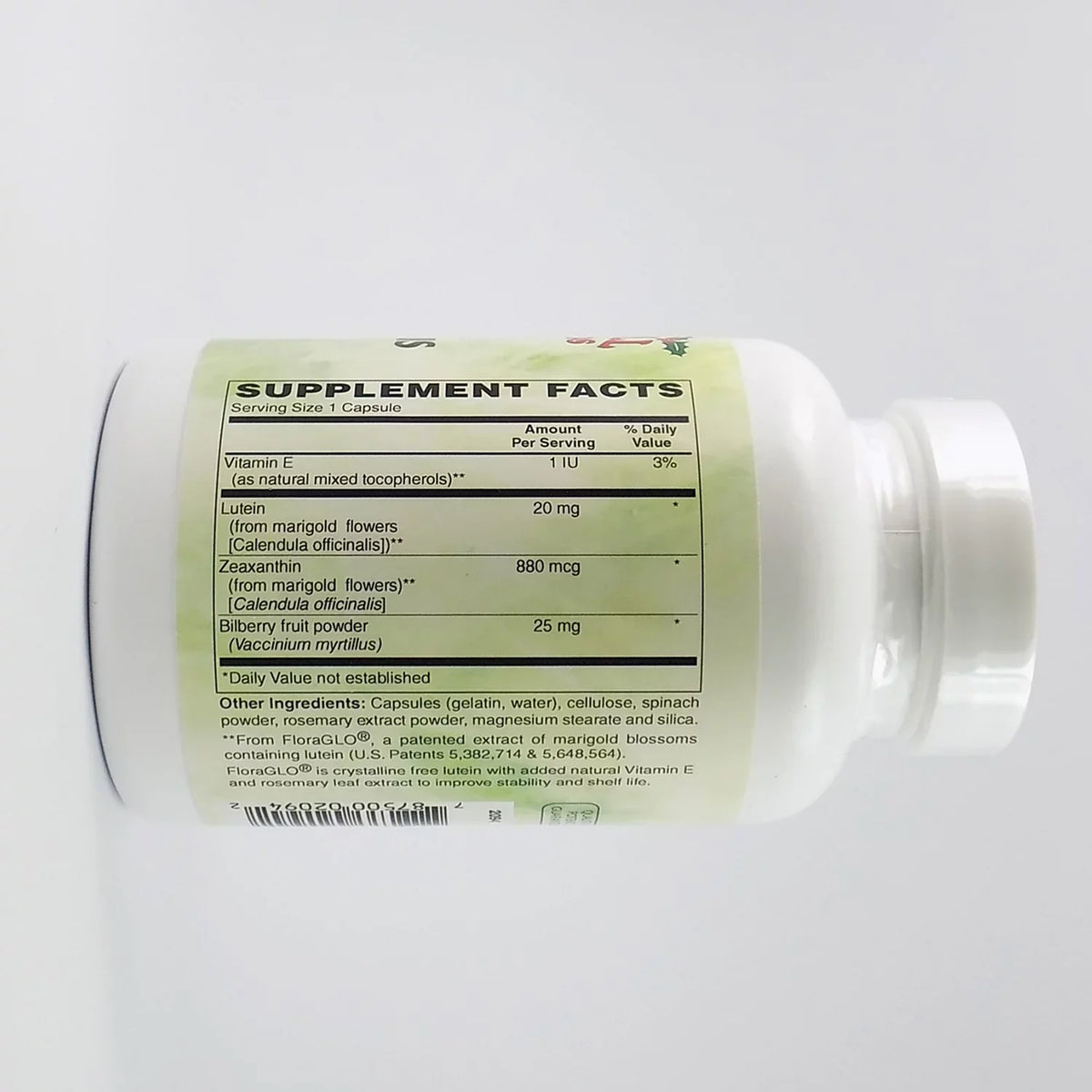 Plus With Foods, Hill FloraGLO, Holly Lutein Capsules 120 Vision For Health Support