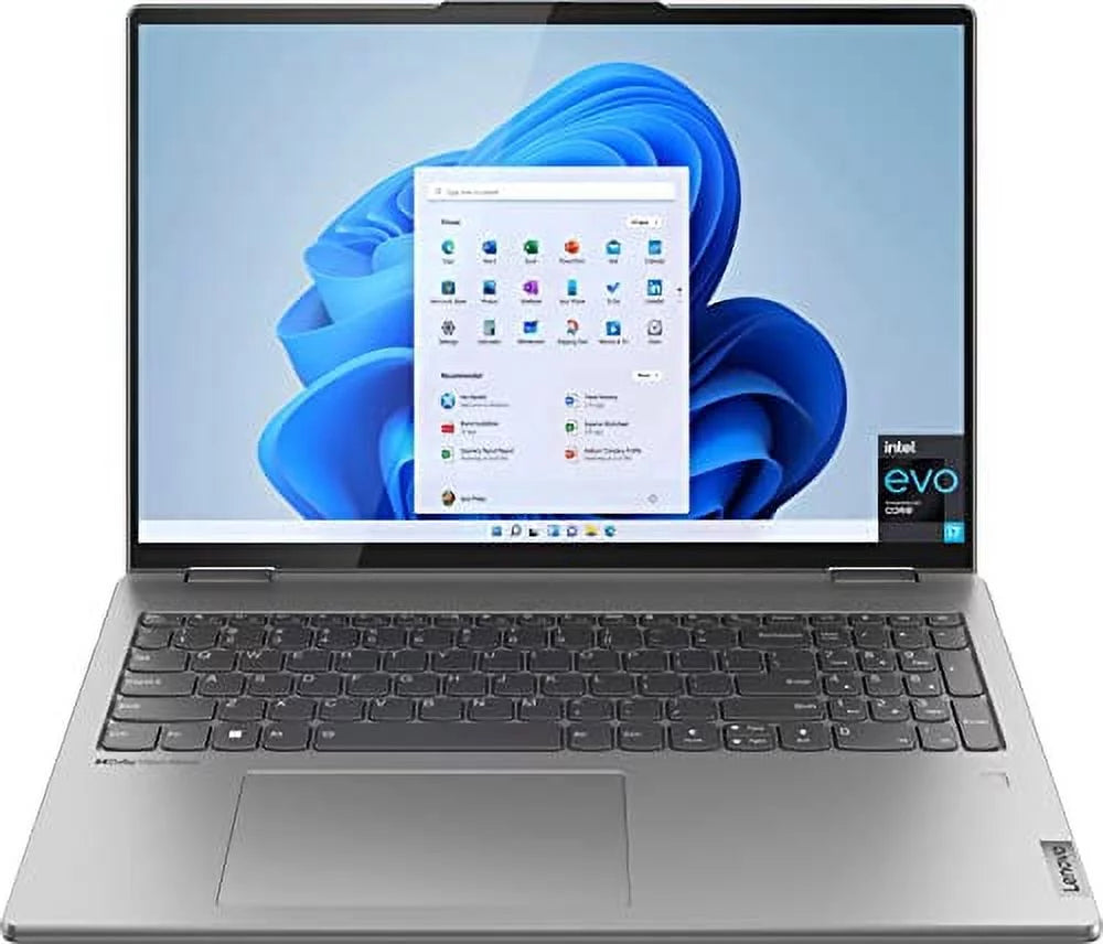 Xe 12th Thunderbolt Platform 16" 32GB Backlit Touchscreen 512GB - 7i Windows 2.5K 2022 2-in-1 Pro 10 Laptop Intel Core Yoga i7-1260P w/ Iris Graphics 16GB 4 6E