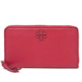 Around Royale) Taylor (Kir Burch Pebbled Continental Leather Zip Wallet Tory