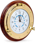 Clock Ornamental Wood Deluxe Solid Pirate's Time 16" Base Tide Premium Beach | International On Decor Ocean Nagina