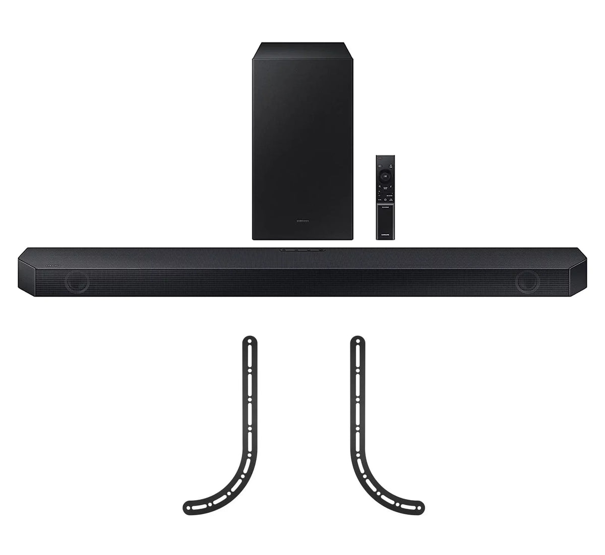 Subwoofer SOUNDBAR-MOUNT (2023) 15lb Compatible Atmos 3.1.2ch a Soundbar for Walts Under HW-Q600C Dolby with Soundbars and with TV