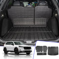 Trunk Honda Cargo Mats) (Fit Accessories Seat -V Upper Honda 2024 Cargo Protector 2023 with Liner Mat+Backrest Back Mat Trunk Deck, Mat Fits Shield Hybrid